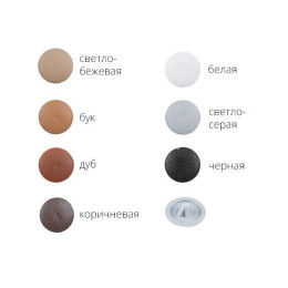 Заглушка под отверстие, декоративная 14 мм светло-бежевая (1000 шт в пакете) STARFIX