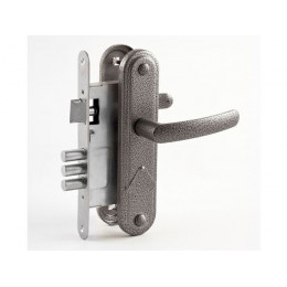 Замок врезной Омега ЗВ9.1-02 (серебро)