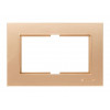 Рамка для 2-ой розетки золото, RITA, MUTLUSAN