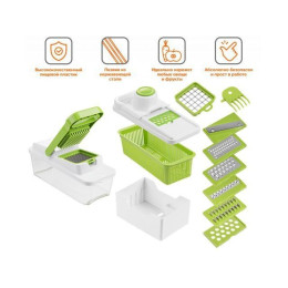Овощерезка-терка ручная 8 в 1, серия Handy, PERFECTO LINEA