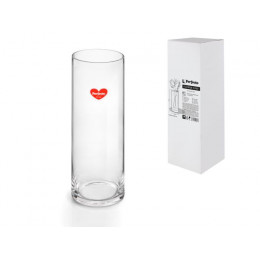 Ваза для цветов, стеклянная, 35х12 см., серия Crystal,  PERFECTO LINEA