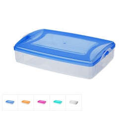 Контейнер пласт. прямоуг.1.2 л, с крышкой, Frigo Plus, DRINA