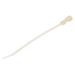 Хомут-стяжка с монтажным отверстием 3.0х150 мм белый (100 шт в уп.) STARFIX