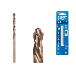 Сверло по металлу ц/х 4.0х43х75 мм HSS-Co EXPERT STARTUL