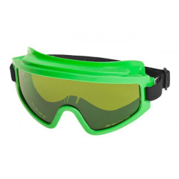 Очки закрытые панорамные СОМЗ ЗН11 PANORAMA зеленые PC StrongGlass (3 РС)