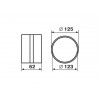 Муфта воздуховода 212 жестких систем d=125мм ZERNBERG