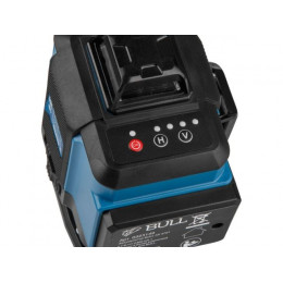 Нивелир лазерный BULL LL 3404 в чем. + аксессуары 4х360°, до 60 м, +/- 0.3 мм/м, зеленый