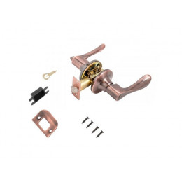 Защелка врезная межкомнатная 8531 BK AC медь фикс СТАНДАРТ