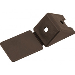 Уголок мебельный пласт. темно-коричневый (4 шт в зип-локе) STARFIX