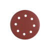 Шлифлист 180мм круг Р80 д/стен и потолков самосцепл. 8 отв. 5 шт. WORTEX