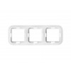 Рамка 3-местная белая, Гармония, BYLECTRICA