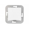 Розетка для вывода кабеля (скрытая) белая, Уют, Bylectrica