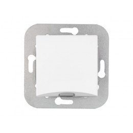 Розетка для вывода кабеля (скрытая) белая, Уют, Bylectrica