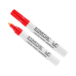 Маркер промышл. перманентный на основе жидк. краски красный STARTUL PROFI (ST4360-03)