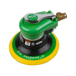 Пневмошлифмашина эксцентриковая ECO ASP10-150V с пылеотсосом (150мм, 10000 об/мин, 180 л/мин)