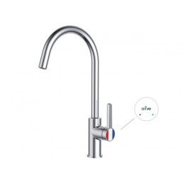 Смеситель для кухни (Lt) D35, серия Lotus хром, a-five