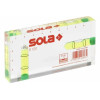 Уровень 100 мм 2 глазка акриловый R100  (SOLA)