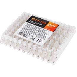 Зажим винтовой ЗВИ-6А 12 пар ПЭ (10 шт) Юпитер