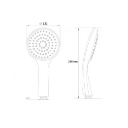 Душевая лейка, 1-функц. A5-013, a-five