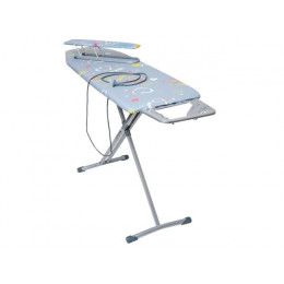 Доска гладильная НИКА 10+ (металл 1220 х 400), с подрук,подставка п/утюг, удлинит, NIKA