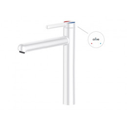 Смеситель для умывальника (Lt) D35, серия Lotus белый, a-five