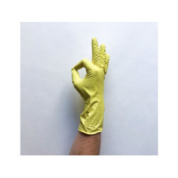 Перчатки латексные хозяйственные р-р 9/L LIBRY (инд. уп.)