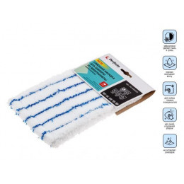 Сменная насадка для швабры из микрофибры, синяя полоска, PERFECTO LINEA