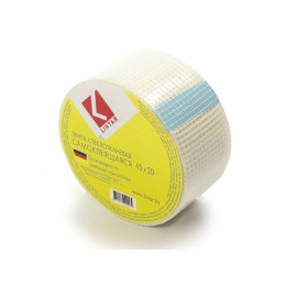 Лента стеклотканевая (серпянка) 45ммх20м самокл.