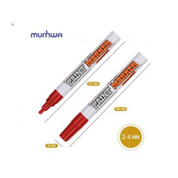 Маркер-краска промышленный красный MUNHWA INDUSTRIAL