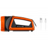Фонарь светодиодный аккум. 5Вт+5Вт (оранж.) ЮПИТЕР