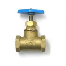 Кран вентильный 1/2" вн.-вн. PN1,6 МПа, 15Б3р, Цветлит