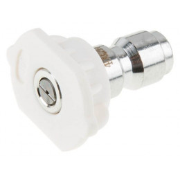 Веерная насадка для очистителя высокого давления WORTEX PW 1740 (белая) веер 40 град. (низкое давлен