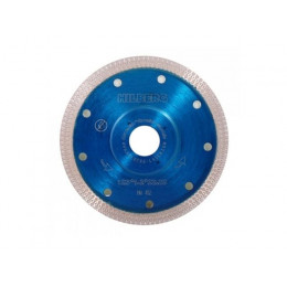 Алмазный круг 125х22 мм по керамике сплошн.ультратонкий Turbo HILBERG