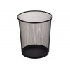 Корзина для бумаг, 23х19х27, черная, REDONDA, PERFECTO LINEA