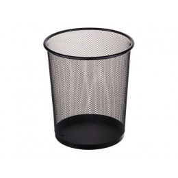 Корзина для бумаг, 23х19х27, черная, REDONDA, PERFECTO LINEA