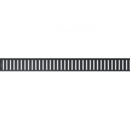 Решетка для водоотводящего желоба, черный-мат, PURE-650BLACK, Alcaplast