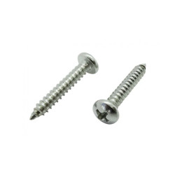 Шуруп 4.2х38 мм полусф. головка, белый цинк, острый, DIN 7981 (50 шт в зип-локе) STARFIX