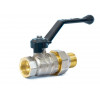 Кран шаровый 1" нар.-вн. ручка (со сгоном) PN40, LD