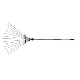 Грабли веерные раздвижные с алюминиевым черенком