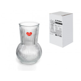 Ваза для цветов, стеклянная, 19х11,5 см, серия Floral, PERFECTO LINEA