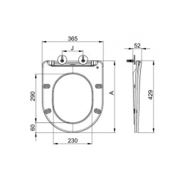 Сиденье для унитаза AV Engineering, COMFORT X1