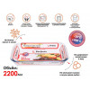 Форма из жаропрочного стекла, 2.2 л, прямоугольная, 345х206х52 мм, PERFECTO LINEA