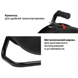 Удлинитель на катушке 50м (4 роз., 3,5кВт, б/з, ПВС 2х1,5) Юпитер