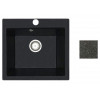 Мойка кухонная из искусственного камня SOLO черный 500х460 мм, AV Engineering