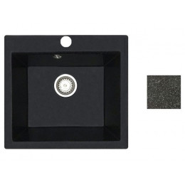 Мойка кухонная из искусственного камня SOLO черный 500х460 мм, AV Engineering