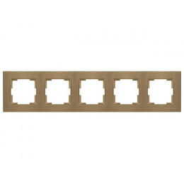 Рамка 5-ая горизонтальная золотая, RITA, MUTLUSAN
