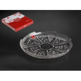 Блюдо стеклянное, круглое, 270 мм, Ватикан (Vatican), SAKURA