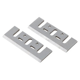 Нож для рубанка 82 мм WORTEX затачиваемый 2 шт.