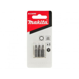 Насадка HEX3.0, 25 мм, C-form, 3 шт. MAKITA