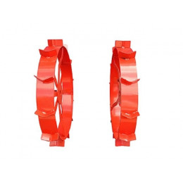 Грунтозацепы (комплект) ф 680/600 мм, шир. 90 мм, втулка 34 мм, 1 сплош. обруч, ВРМЗ